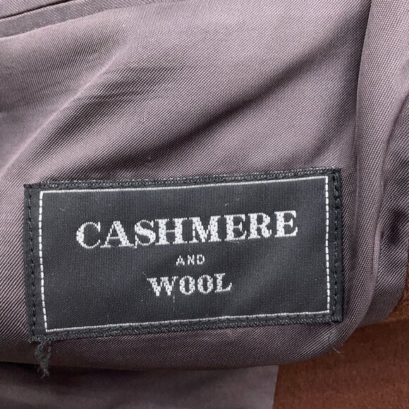 Ferrini Blazer Men 40R Brown Classic‎ Career  Suit Jacket Wool Cashmere VTG - Picture 12 of 12